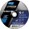 Flat cutting disc, X-TREME LIFE, steel/stainless steel